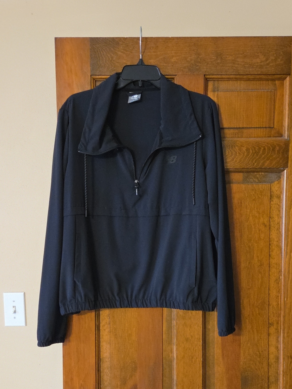 New Balance Black Half-Zip Athletic Pullover